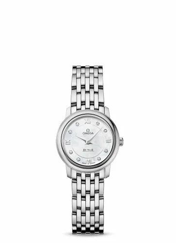 Omega De Ville Prestige Quartz 24.4 Stainless Steel / MOP / Bracelet 424.10.24.60.55.001 (42410246055001)